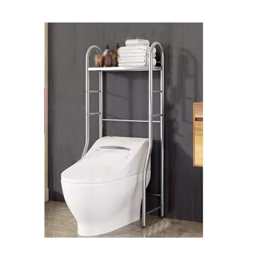 Regal über WC, freistehender Badezimmer-Organizer, platzsparende Lösung für kleine Badezimmer, 3-stöckiges Design für maximalen Stauraum von Generisch