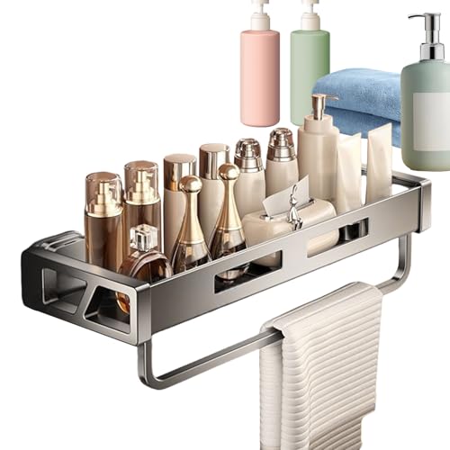 Regale für Duschwand – ohne Bohren, Dusch-Organizer mit Saugnapf, starke Tragfähigkeit, Badezimmer-Organisationshalter für Handtücher, Shampoo, Gesichtsreiniger, Gel Regale für Duschwand – ohne Bohren, Dusch-Organizer mit Saugnapf, starke Tragfähigkeit, Badezimmer-Organisationshalter für Handtücher, Shampoo, Gesichtsreiniger, Gel von Generisch