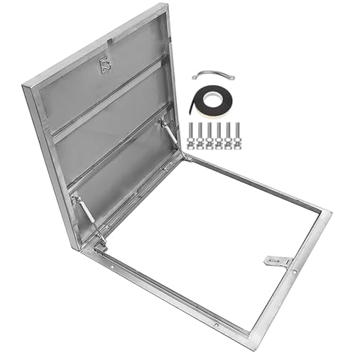 Regendichte Dachluke Abdeckplatte – sichere Dachausbruchtür und Schachtabdeckung – groß 70 x 70 cm für Gebäude- und Kellerbelüftung Regendichte Dachluke Abdeckplatte – sichere Dachausbruchtür und Schachtabdeckung – groß 70 x 70 cm für Gebäude- und Kellerbelüftung von Generisch
