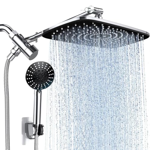 Regenduschkopf - ABS Handbrause Arm mit vielseitigem Multifunktions-Handbrause - Verstellbare feste Duschköpfe | 5 Modi Duschkopf Spray für ältere Menschen, Kinder, Erwachsene, Heimwaschraum von Generisch
