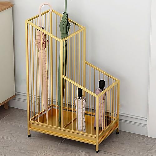 Regenschirmhalter – Nordic Entryway Rack mit Ablaufschalen-Design, multifunktionaler Organizer für Büro, Flur, Veranda und Eingangstür von Generisch