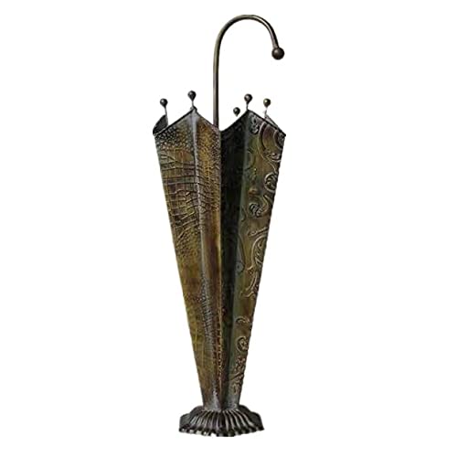 Regenschirmständer aus Schmiedeeisen im Vintage-Stil, Messingfarben, für Foyer, amerikanischer Retro, Metall-Regenschirm-Eimer Regenschirmständer aus Schmiedeeisen im Vintage-Stil, Messingfarben, für Foyer, amerikanischer Retro, Metall-Regenschirm-Eimer von Generisch