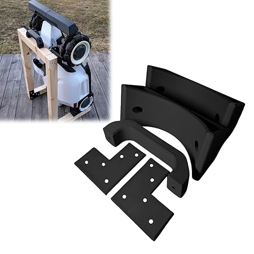 Reinigungsstation Bausatz für Mammotion Luba Mähroboter – ABS DIY Set mit Ergonomischen Griffen & Hinterrad Auflagen(Keine Holzteile) von Generisch