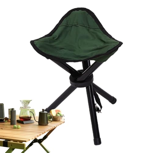 Reisehocker - Compact Camp Tripode Klappstuhl Ständer | Leichte tragbare Bank Stützbank für Bilderrahmen Abenteuer Ausruhe-Set für Escursion Reisehocker - Compact Camp Tripode Klappstuhl Ständer | Leichte tragbare Bank Stützbank für Bilderrahmen Abenteuer Ausruhe-Set für Escursion von Generisch