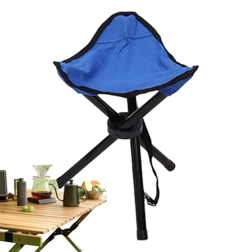 Reisehocker | Outdoor Camping Klappstuhl Tragbarer Stativstuhl Klapphocker Tragbarer Hocker Stativ Faltbarer Campingsitz | Leichter Klapphocker, Reise Tragbarer Camping Hocker von Generisch