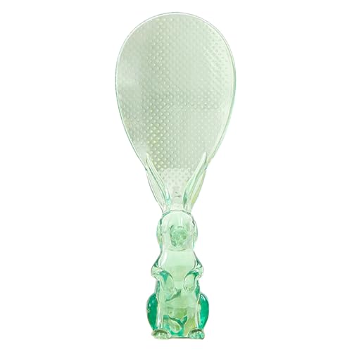 Reispaddel, transparente Becherschaufel für einfaches Servieren, flaches Antihaftdesign mit stehender Hasenfunktion, Spatel für Küche, Kochen, Backen, Rühren, Salat und Suppe, 7 x 18 x 3 cm Reispaddel, transparente Becherschaufel für einfaches Servieren, flaches Antihaftdesign mit stehender Hasenfunktion, Spatel für Küche, Kochen, Backen, Rühren, Salat und Suppe, 7 x 18 x 3 cm von Generisch