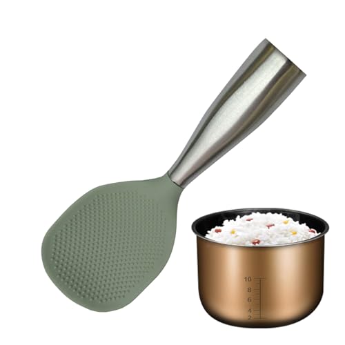 Reisspatula - Stehender Silikone Reiskocherlöffel - Rutschfeste Schaufel Küchenhelfer Für Kartoffelpüree Salat Suppe Camping | Küchenutensilien Kochen Speisezubereitung Suppe Reisspatula - Stehender Silikone Reiskocherlöffel - Rutschfeste Schaufel Küchenhelfer Für Kartoffelpüree Salat Suppe Camping | Küchenutensilien Kochen Speisezubereitung Suppe von Generisch
