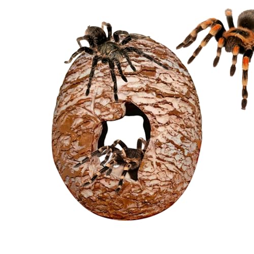 Reptile Hide, Resin Dinosaur Egg Shelter, Gecko Hiding Spot, Realistic Textured Design, Sturdy Climbing Exterior, Ideal for Garden, Home, Bedroom, Corner, Viewing Room, Breeding, 3.15x4.33 Inches Reptile Hide, Resin Dinosaur Egg Shelter, Gecko Hiding Spot, Realistic Textured Design, Sturdy Climbing Exterior, Ideal for Garden, Home, Bedroom, Corner, Viewing Room, Breeding, 3.15x4.33 Inches von Generisch