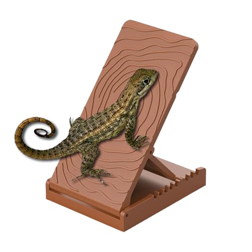 Reptilienrampe Leiter - strukturierter Bärgedrachen Ruhestand, Panzerschritt | Nonrutsch Terrarium Decor-Plattform für Frösche Geckos, Chamäleon Newt Anreicherungsklettern Möbel Reptilienrampe Leiter - strukturierter Bärgedrachen Ruhestand, Panzerschritt | Nonrutsch Terrarium Decor-Plattform für Frösche Geckos, Chamäleon Newt Anreicherungsklettern Möbel von Generisch