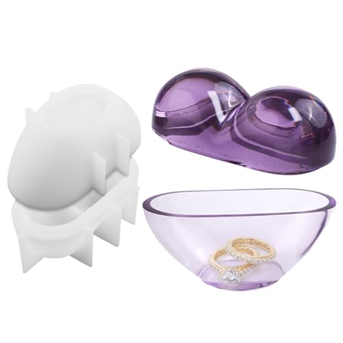 Resin Aufbewahrungsbox Form - Herzförmige Aufbewahrungsbox Silikonform,Einfache Entformung Herz Gießform Organizer Form | Zum Basteln Von Blumentopf Und Kerzenständer Aus Resin Aufbewahrungsbox Form - Herzförmige Aufbewahrungsbox Silikonform,Einfache Entformung Herz Gießform Organizer Form | Zum Basteln Von Blumentopf Und Kerzenständer Aus von Generisch