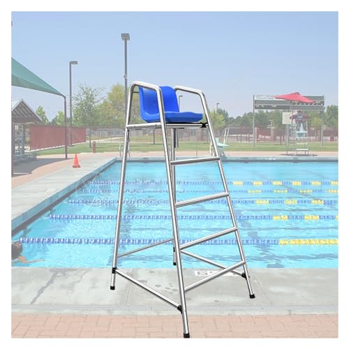 Rettungsschwimmer Beobachtungsstuhl, Schwimmbad, Rettungsschwimmer Stuhl, Wasserpark, Deckpool, 119,9 cm/149,9 cm/180,3 cm hoch, Edelstahl, Outdoor-Schwimmbad, Terrasse, Strand, See, robuste Rettungsschwimmer Beobachtungsstuhl, Schwimmbad, Rettungsschwimmer Stuhl, Wasserpark, Deckpool, 119,9 cm/149,9 cm/180,3 cm hoch, Edelstahl, Outdoor-Schwimmbad, Terrasse, Strand, See, robuste von Generisch