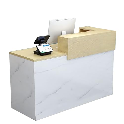 Rezeption Schreibtisch mit Schubladen & Schrank Abnehmbares Regal Kasse Verkaufstheke für Einkaufszentren & Büro Empfang Modernes Design Langlebig & Funktional Rezeption Schreibtisch mit Schubladen & Schrank Abnehmbares Regal Kasse Verkaufstheke für Einkaufszentren & Büro Empfang Modernes Design Langlebig & Funktional von Generisch
