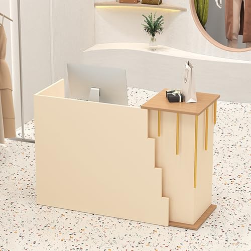 Rezeptionstisch mit Theke, abschließbare Schublade, Büroschreibtisch aus Holz für Lobby, Einzelhandel, Salon Rezeptionstisch mit Theke, abschließbare Schublade, Büroschreibtisch aus Holz für Lobby, Einzelhandel, Salon von Generisch