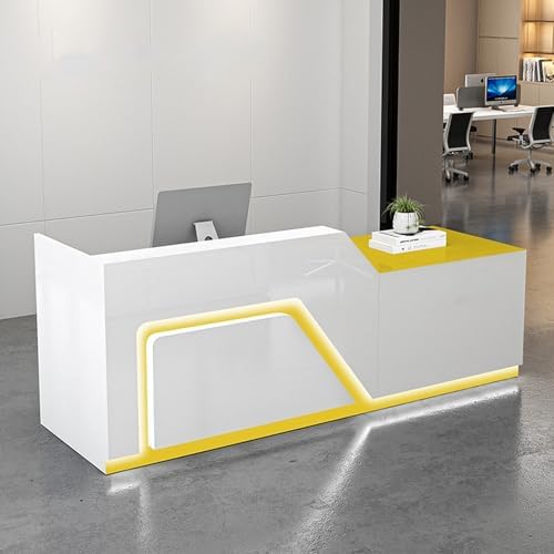 Rezeptionstresen mit Tastaturablage und abschließbarer Schublade, robuster Kassenständer für Salon, Büro und Business von Generisch