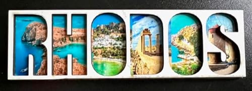 Rhodos Magnet Griechenland Rhodos Souvenir Rhodos Fridge Magnet Griechenland Souvenir von Generisch