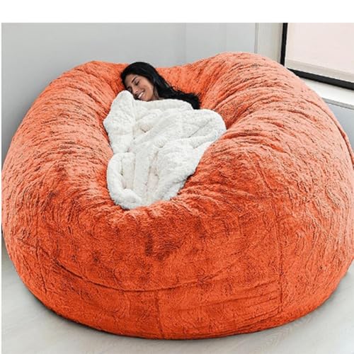 Riesiger Sitzsack-Bezug, waschbar (unbefüllt), Loungemöbel für Partys und Entspannung, 180 x 90 cm, perfekt für Wohnzimmer-Komfort von Generisch