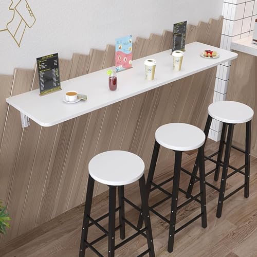 Robuste, faltbare Regalhalterungen für Esszimmer und Küche, wandmontiert, Klapptisch, Bar und Beistelltisch, platzsparender Schreibtisch (L x B x H): 70 x 30 cm von Generisch