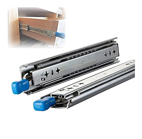 Robuste 25,4 cm Edelstahl-Schubladenschienen mit Schloss – 120 kg Kapazität, Kugellager-Schienen für reibungslosen Betrieb, Seitenmontage, zuverlässige Aufbewahrungslösung für Zuhause und Büro Robuste 25,4 cm Edelstahl-Schubladenschienen mit Schloss – 120 kg Kapazität, Kugellager-Schienen für reibungslosen Betrieb, Seitenmontage, zuverlässige Aufbewahrungslösung für Zuhause und Büro von Generisch