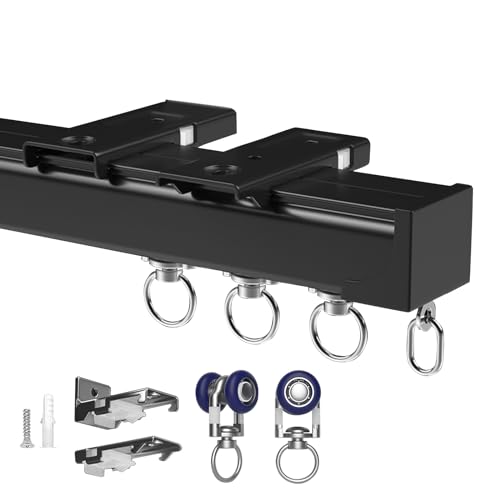 Robuste Deckenvorhangschienen mit verschiebbarer Trennwand für mehr Privatsphäre in Dusche, Wohnmobil und Zimmer Robuste Deckenvorhangschienen mit verschiebbarer Trennwand für mehr Privatsphäre in Dusche, Wohnmobil und Zimmer von Generisch