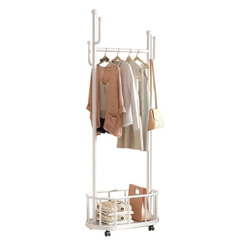 Robuste Garderobe mit Ablagen und Haken, 100 kg Kapazität, ideal für Flur und Eingangsbereich von Generisch