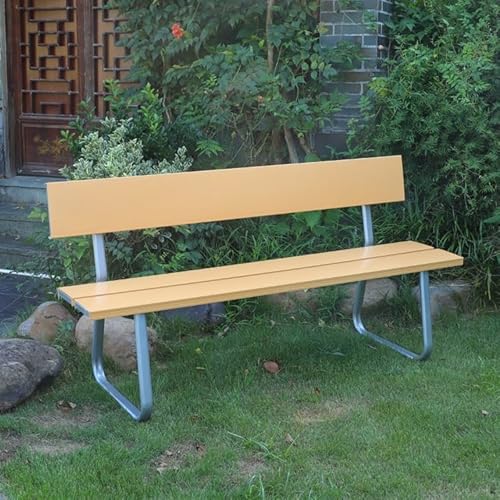 Robuste Gartenbank aus Metall, pulverbeschichtet für Wetterbeständigkeit, perfekt für Terrasse, Veranda, Hof und Park im Freien von Generisch