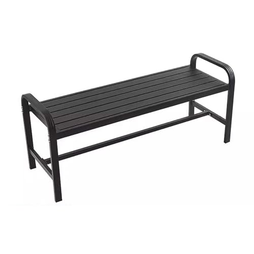 Robuste Gartenbank aus Metall, wetterfest für den Außen- und Innenbereich, ideal für Terrasse, Veranda, Hof und Gemeinschaftsräume von Generisch
