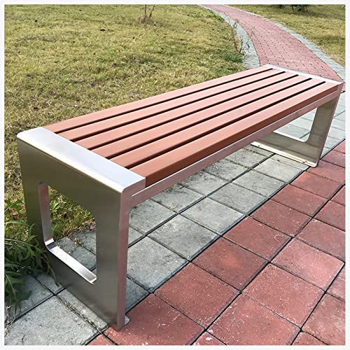 Robuste Gartenbank aus Metall, wetterfeste Eisen-Parkbank ohne Rückenlehne, perfekt für Außenbereiche wie Gärten, Balkone und Terrassen Robuste Gartenbank aus Metall, wetterfeste Eisen-Parkbank ohne Rückenlehne, perfekt für Außenbereiche wie Gärten, Balkone und Terrassen von Generisch