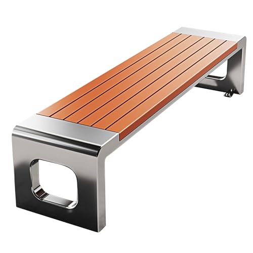 Robuste Metall-Gartenbank, rostfreie Sitzgelegenheit für Terrasse, Park und Rasen, unterstützt bis zu 300 kg Robuste Metall-Gartenbank, rostfreie Sitzgelegenheit für Terrasse, Park und Rasen, unterstützt bis zu 300 kg von Generisch