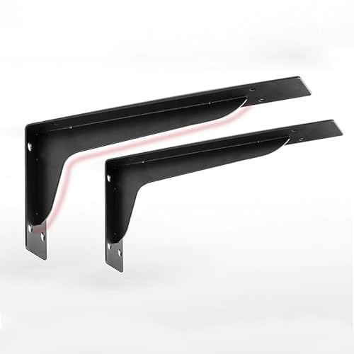Robuste Metall-Regalhalterung, Wandmontage, dreieckige Regalhalterungen, rechtwinklige Regalstütze für Wohnzimmer, Schlafzimmer Robuste Metall-Regalhalterung, Wandmontage, dreieckige Regalhalterungen, rechtwinklige Regalstütze für Wohnzimmer, Schlafzimmer von Generisch