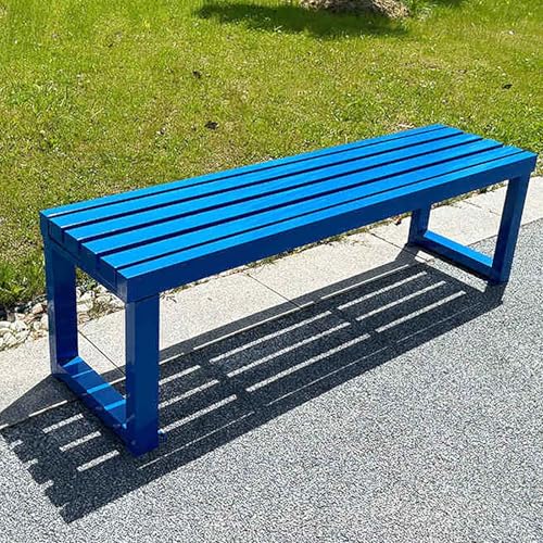 Robuste Metallbank für den Außenbereich, für Parks, Rasen, Terrassen und Höfe mit hoher Tragkraft von Generisch