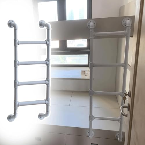 Robuste Metallleiter zur Wandmontage für Etagenbett – einfache Installation und sicheres Klettern, ideal für Heimdekoration und Regale Robuste Metallleiter zur Wandmontage für Etagenbett – einfache Installation und sicheres Klettern, ideal für Heimdekoration und Regale von Generisch