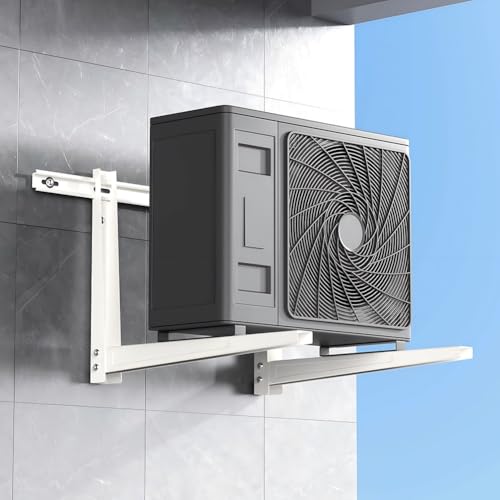 Robuste Mini-Split-Wandhalterung, verzinkte Outdoor-Wärmepumpen-Unterstützung mit Querstange, witterungsbeständig für die Installation von HVAC-Systemen Robuste Mini-Split-Wandhalterung, verzinkte Outdoor-Wärmepumpen-Unterstützung mit Querstange, witterungsbeständig für die Installation von HVAC-Systemen von Generisch