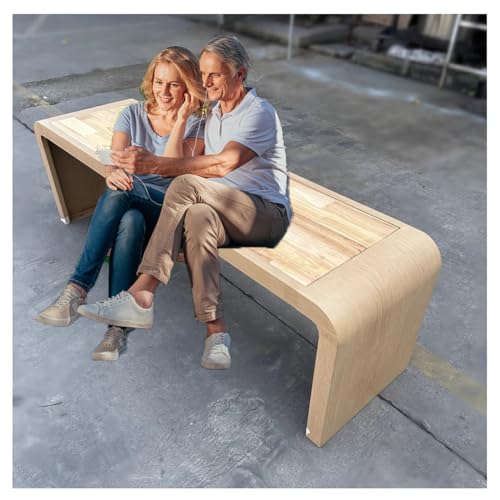 Robuste Outdoor-Bank für Garten, Veranda und Terrasse – bequemer 2/3-Sitzer Freizeitstuhl von Generisch