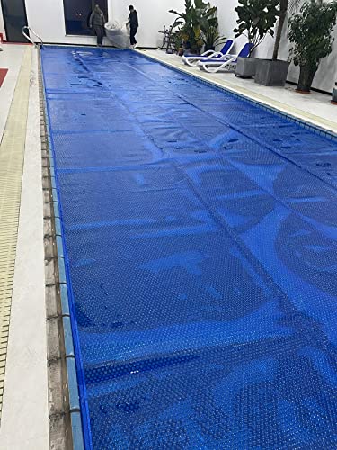 Robuste Solar-Poolabdeckung, schwimmende Isolierdecke mit Ösen für Schwimmbäder, verbessert die Wärmespeicherung und reduziert die Verdunstung von Generisch