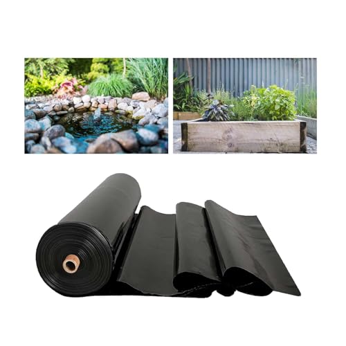 Robuste Teichfolie, UV-beständige HDPE-Plane, flexible Gartenteich- und Poolfolie, Größen: 3 x 4 m, 4 x 4 m, 5 x 5 m, 14 x 14 m, Wasserspiel-Lösung von Generisch