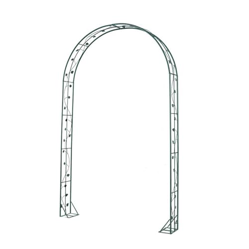 Robuste grüne Gartenlaube, Stützrahmen for Pergola-Spalier, Hochzeitsbogen aus Metall, for den Außenbereich im Hinterhof, Rasen, Terrasse, Innenhof(Green) von Generisch