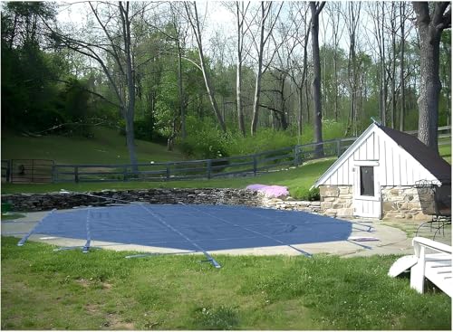 Robuste runde Poolabdeckung – Netz-Sicherheitsabdeckung für Bodenpools mit Hardware, Winterschutz Robuste runde Poolabdeckung – Netz-Sicherheitsabdeckung für Bodenpools mit Hardware, Winterschutz von Generisch