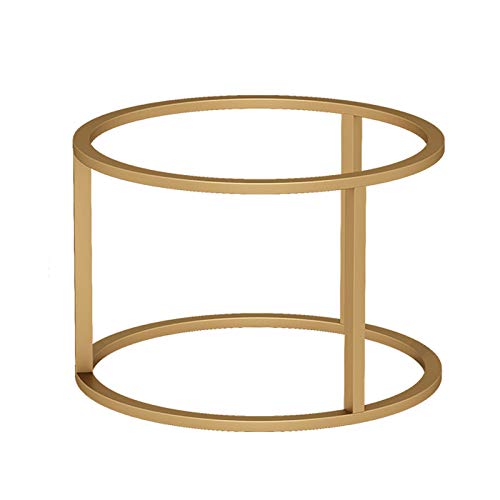 Robuste runde Tischbeine aus Metall für Couchtische und DIY-Projekte, stilvolle goldene Oberfläche, perfekt für Heimbüro-Bänke und Computertische (80 x 43,5 cm) von Generisch