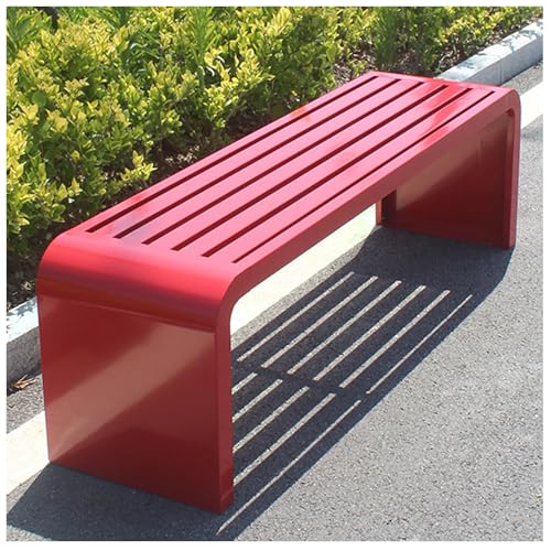 Robuste wetterfeste Gartenbank aus Metall, hohe Tragkraft für Außenbereiche wie Terrasse und Balkon von Generisch