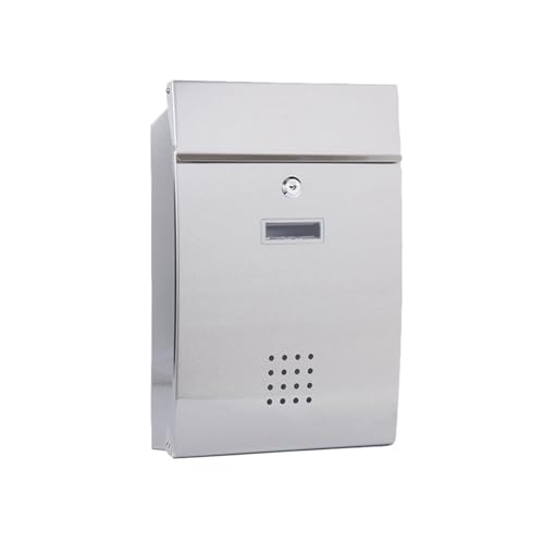 Robuster Briefkasten aus Stahl durch die Tür – sicherer Outdoor-Paket- und Briefkasten für moderne Häuser von Generisch