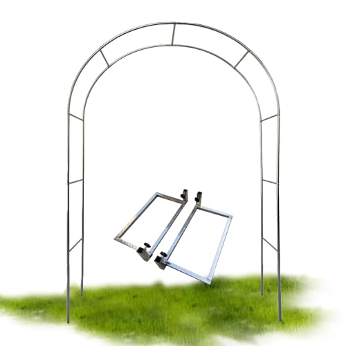 Robuster Edelstahl-Gartenbogen für Kletterpflanzen, Outdoor-Hochzeit oder Terrassendekoration, einfache Montage, Pergola-Rahmen Robuster Edelstahl-Gartenbogen für Kletterpflanzen, Outdoor-Hochzeit oder Terrassendekoration, einfache Montage, Pergola-Rahmen von Generisch