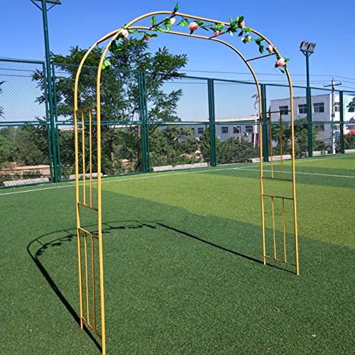 Robuster Eisenbogen für Kletterpflanzen & Rosen, elegantes Rankgitter für den Außenbereich für Hochzeiten & Jubiläen, Blumendekor & Ballon-Pergola-Unterstützung Robuster Eisenbogen für Kletterpflanzen & Rosen, elegantes Rankgitter für den Außenbereich für Hochzeiten & Jubiläen, Blumendekor & Ballon-Pergola-Unterstützung von Generisch