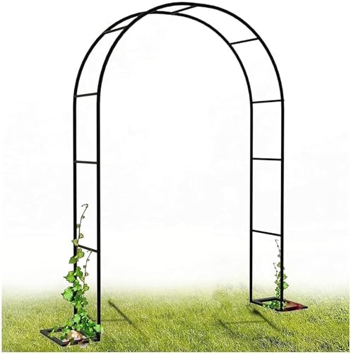 Robuster Gartenbogen, multifunktionale Metall-Pflanzenstütze für Kletterblumen, stabiles und stabiles Rankgitter, B 3,5 x H 2,2 m, perfekt für Outdoor-Dekoration Robuster Gartenbogen, multifunktionale Metall-Pflanzenstütze für Kletterblumen, stabiles und stabiles Rankgitter, B 3,5 x H 2,2 m, perfekt für Outdoor-Dekoration von Generisch