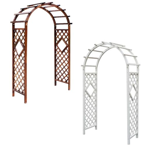 Robuster Gartenbogen aus Holz – stabile Struktur für Hochzeiten, Rosenstütze und Outdoor-Dekoration – extra breites Design für vielseitigen Einsatz Robuster Gartenbogen aus Holz – stabile Struktur für Hochzeiten, Rosenstütze und Outdoor-Dekoration – extra breites Design für vielseitigen Einsatz von Generisch