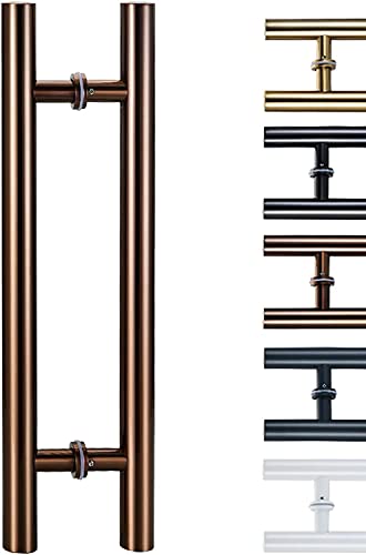 Robuster Griff für Schiebetüren, Haltegriff für Badezimmer, Büro, Einkaufszentrum und Hotel, 38 mm, Rotgold von Generisch