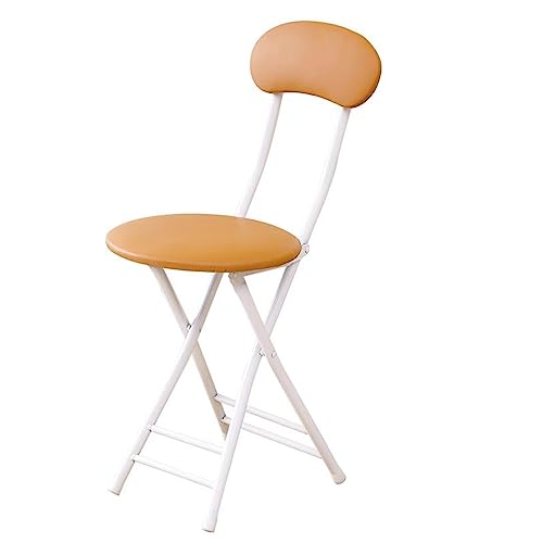 Robuster Klapphocker – zusammenklappbares rundes Design mit gepolsterter hoher Rückenlehne für Komfort, ideal für den Heimgebrauch Robuster Klapphocker – zusammenklappbares rundes Design mit gepolsterter hoher Rückenlehne für Komfort, ideal für den Heimgebrauch von Generisch