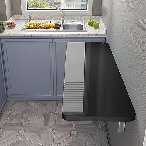 Robuster Klapptisch zur Wandmontage mit Halterung, platzsparendes Design für Waschküche, Küche, Hausbar und Büro, multifunktionale Ess- und Arbeitsfläche von Generisch