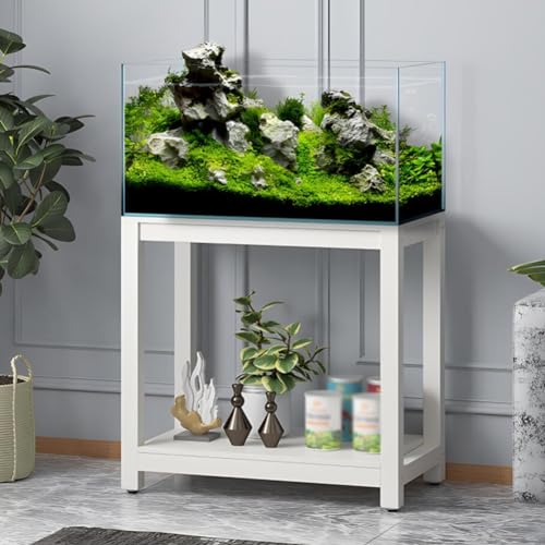 Robuster Metall-Aquariumständer, 2-stöckiges Aquarium-Regal mit starker Tragfähigkeit für Zuhause und Büro von Generisch