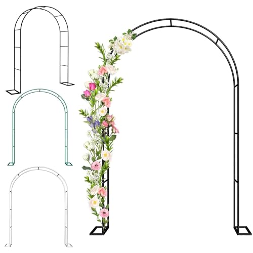 Robuster Metall-Gartenbogen Pergola-Arbor – verzinkter Stahlrahmen, Gartentorbogen für Kletterpflanzen, Hochzeit, Hintergrund, Rankgitter, stabile Unterstützung für Veranstaltungen Robuster Metall-Gartenbogen Pergola-Arbor – verzinkter Stahlrahmen, Gartentorbogen für Kletterpflanzen, Hochzeit, Hintergrund, Rankgitter, stabile Unterstützung für Veranstaltungen von Generisch