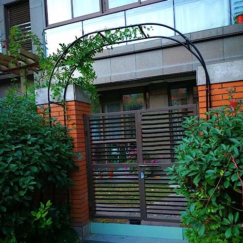 Robuster Metall-Gartenbogen für Kletterpflanzen, stabile Outdoor-Gartenlaube, Unterstützung für Hochzeits- und Landschaftsdekoration von Generisch